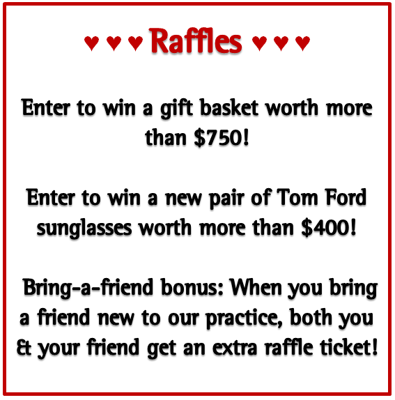 valentine's day raffle prizes at artemedica