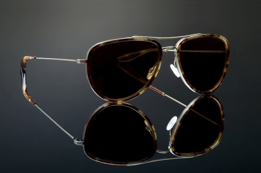 Barton Perreira aviator sunglasses