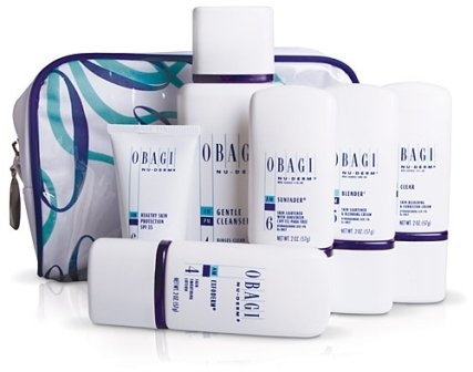 lineup of Obagi skincare at artemedica