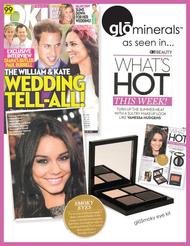 GloMinerals makeup in OK! beauty magazine