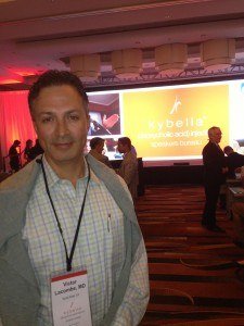 Dr. Victor Lacombe attending the Kybella National Speaker's Bureau in July 2015.