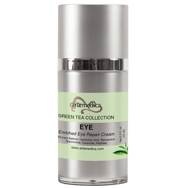 Artemedica skincare Green Tea collection eye enriched eye repair cream