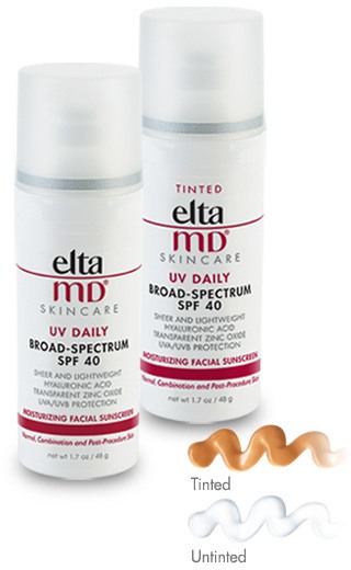 Elta MD skincare UV Daily Broad Spectrum SPF 40 moisturizing facial sunscreen