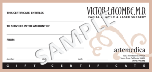 artemedica gift certificate