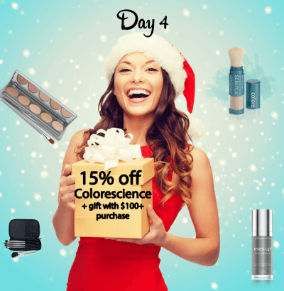 beautiful young woman holding gift wrapped present