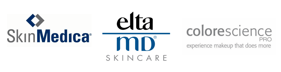 skinmedica elta md and colorescience pro logos