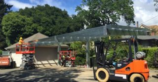 Solar Installation at artemedica in sonoma county