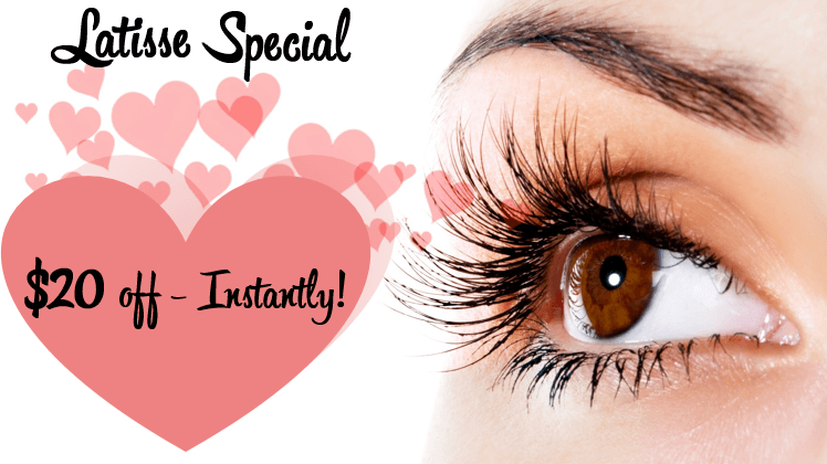 latisse eyelash treatment serum specials at artemedica