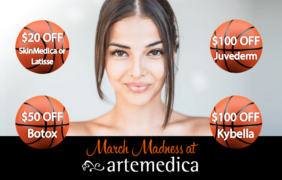 march madness special at artemedica in sonoma county