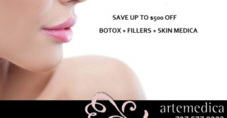 Save $500 OFF Botox and Facial Fillers at artemedica in sonoma county