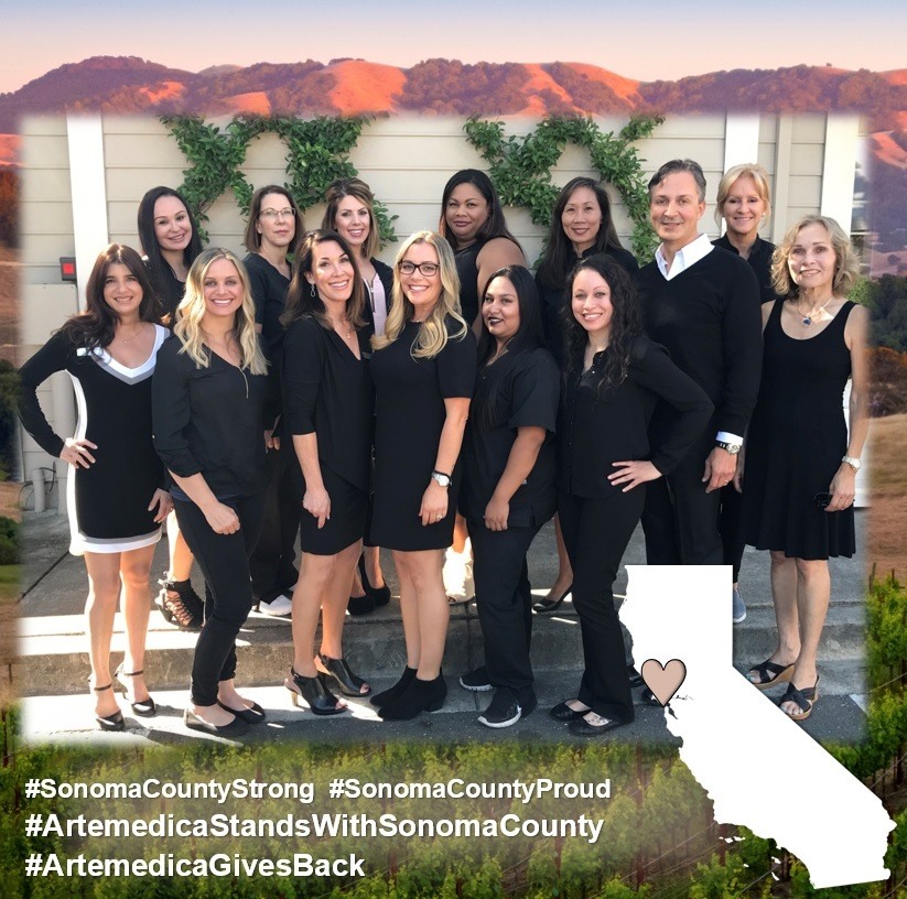 dr. victor lacombe and estheticians of artemedica in sonoma county