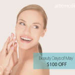 save $100 at artemedica in sonoma county during their beauty days of may