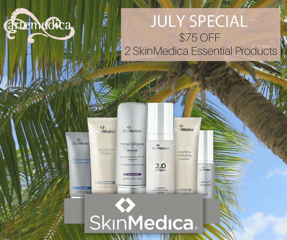 take $75 off skinmedica skincare essential products