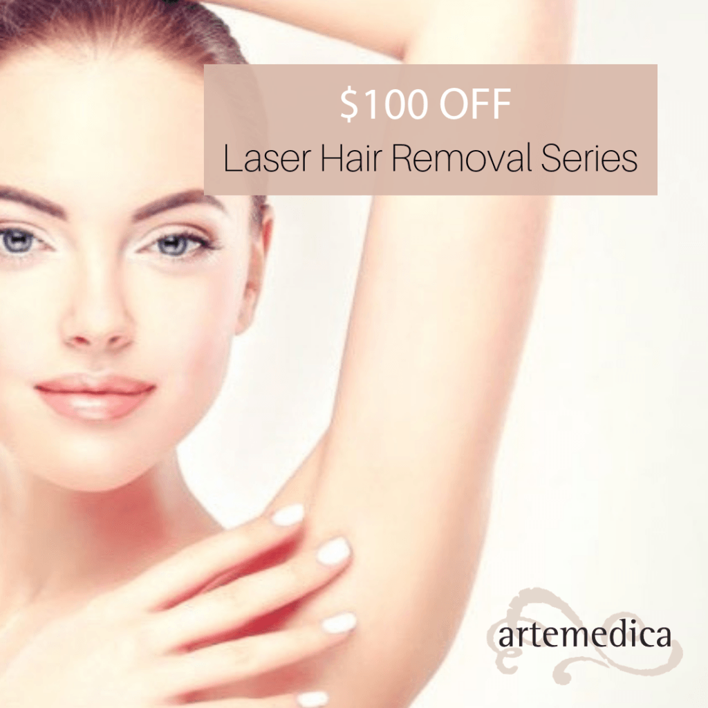 take $100 off laser hair removal