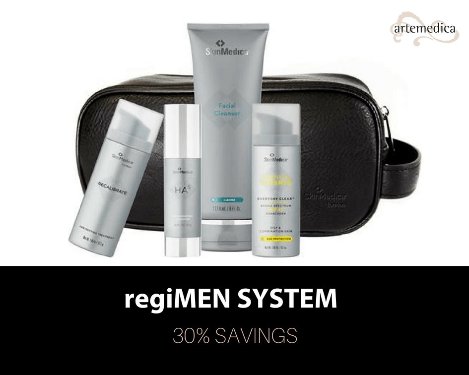 lineup of skinmedica regimen system skincare