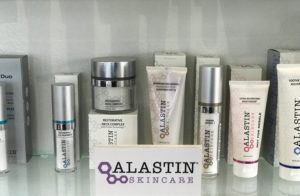 lineup of Alastin skincare