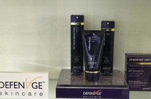 lineup of defenage skincare