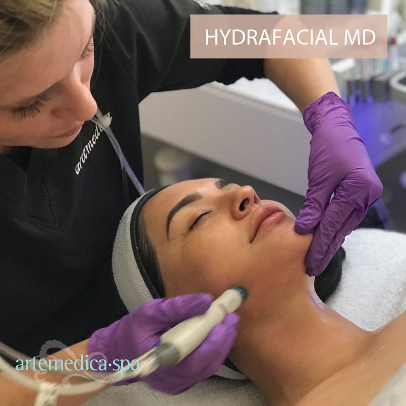 Hydrafacial skin care treatment process