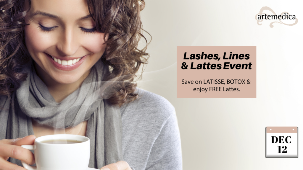 artemedica's lashes, lines, and lattes event