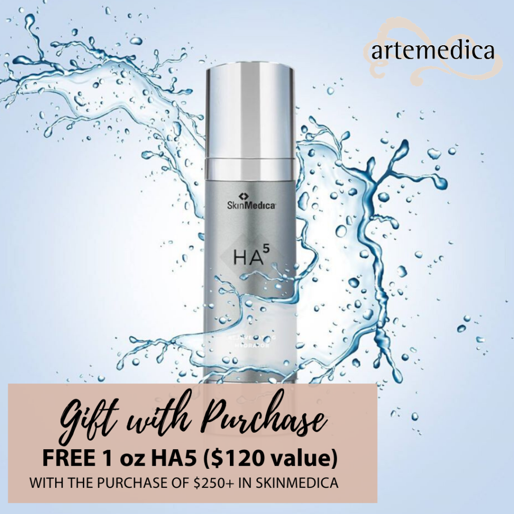 purchase $250 in skinmedica products and get free HA5 