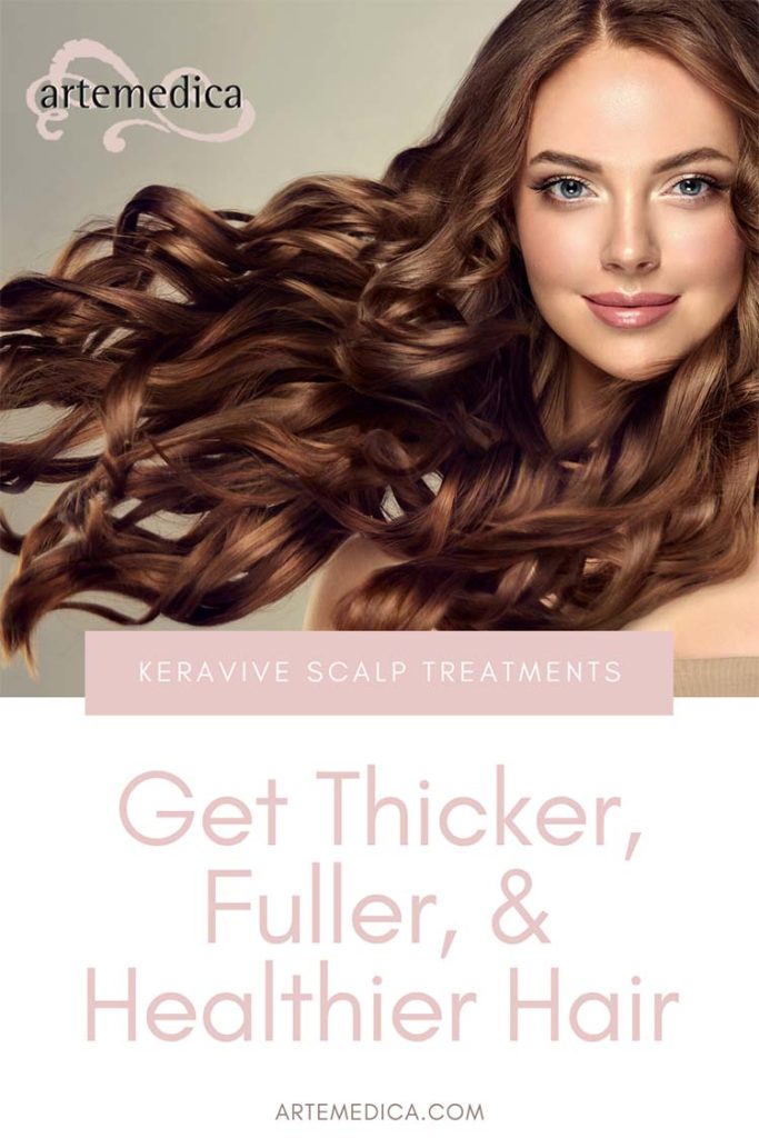 women with full, thick, healthy hair