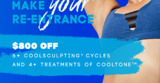 make your re-entrance with coolsculpting and cooltone