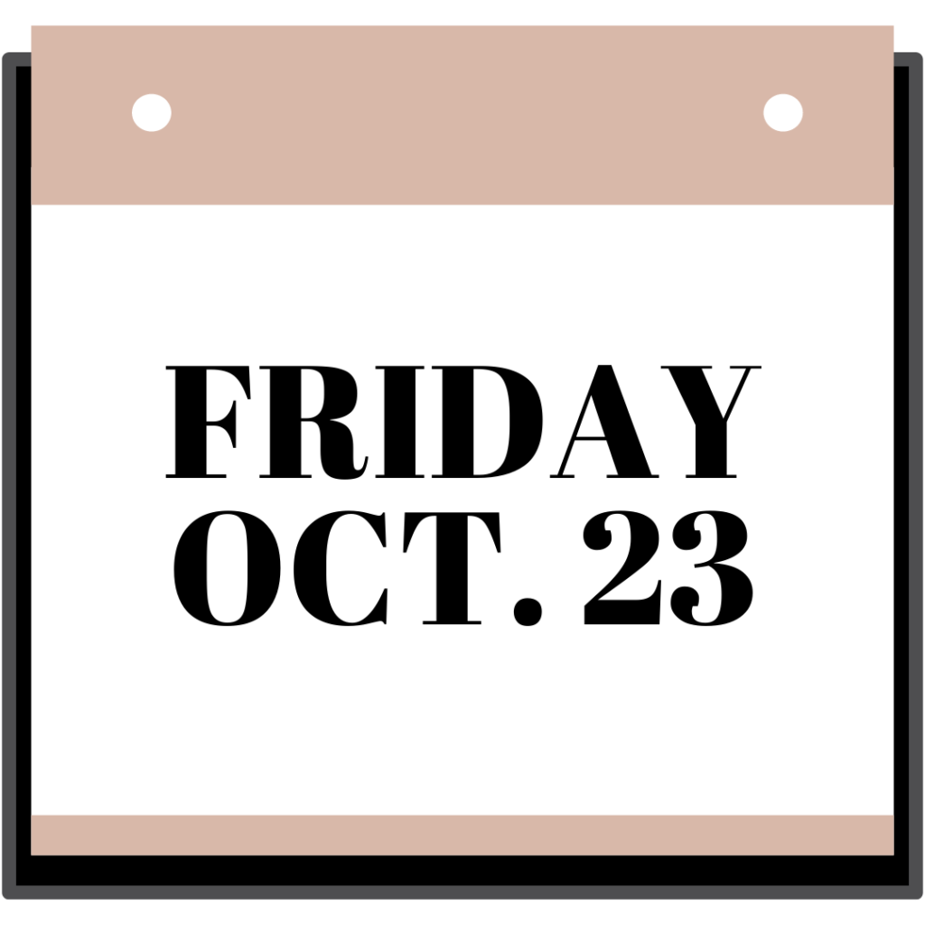 friday october 23