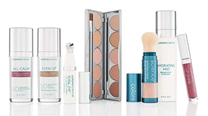 lineup of colorescience makeup