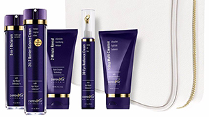 lineup of defenage skincare