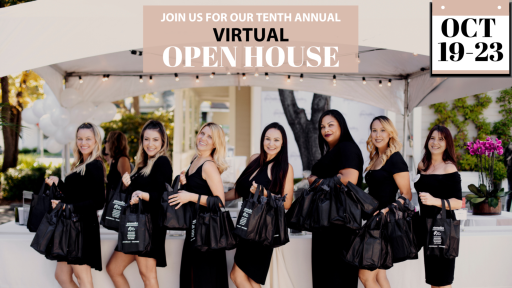 estheticians of artemedica at their virtual 10th annual open house