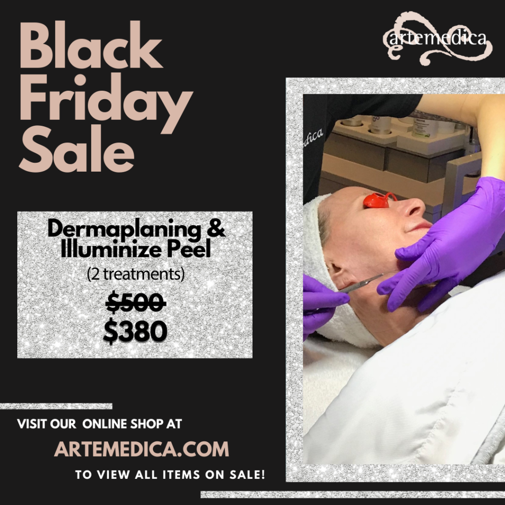 sale on dermaplaning and illuminize peel