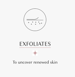 exfoliates from diamondglow™ facial treatment