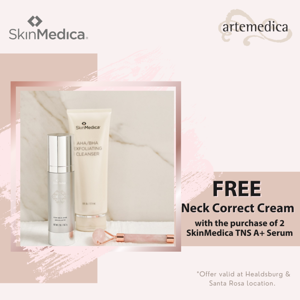 purchase 2 skinmedica skincare tns advanced serum and get free neck correct cream