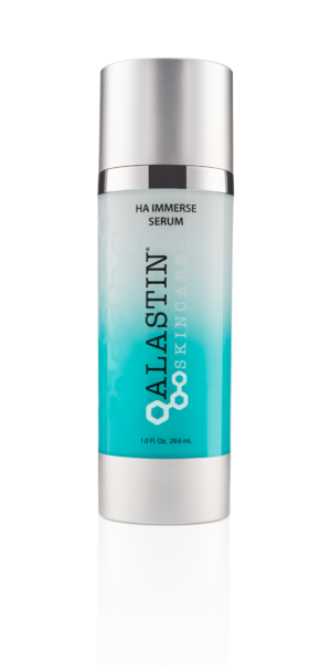 front view of Alastin HA Immerse Serum container