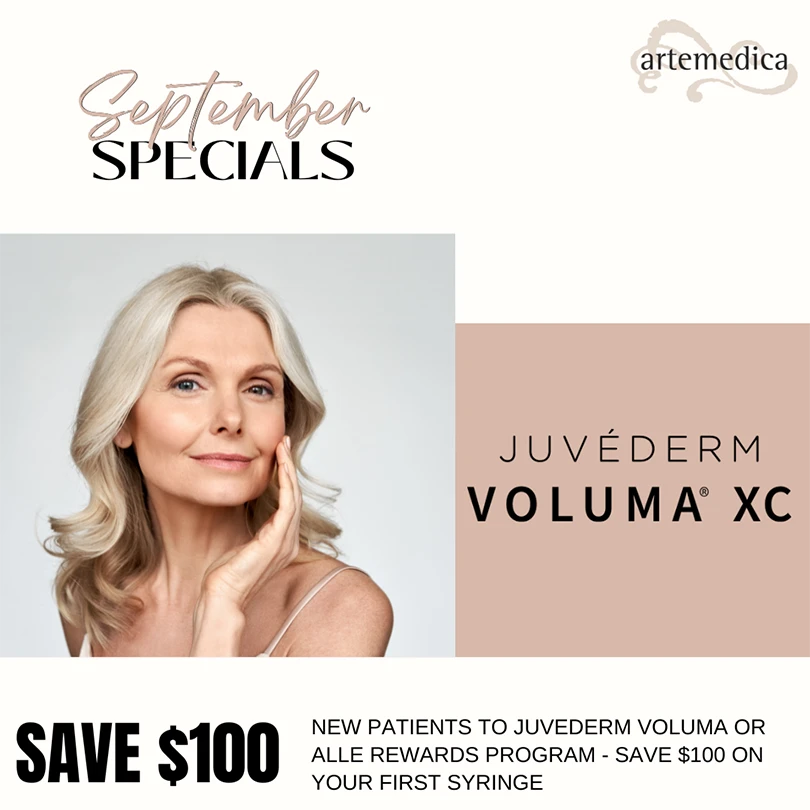 September 2023 Juvéderm Voluma XC filler special offer