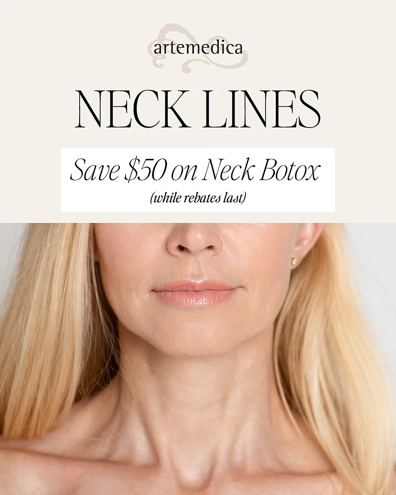 Artemedica September 2025 Special Offer for: Save $50 on Neck BOTOX