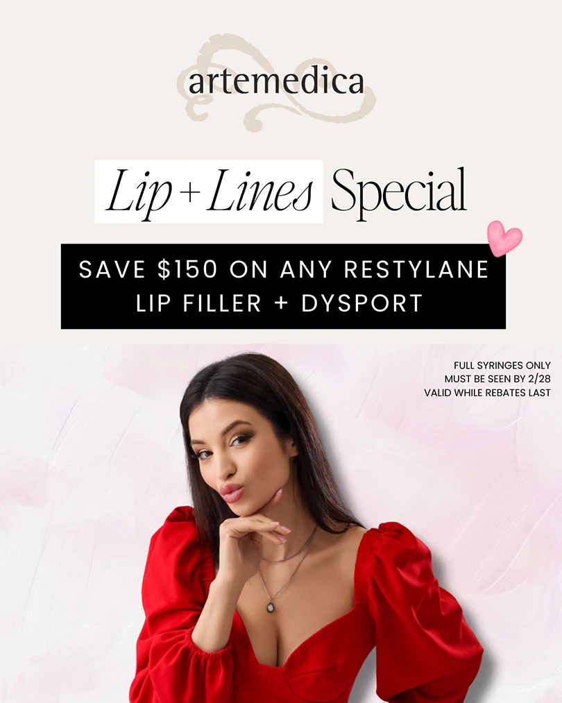Lips and Lines February 2026 special offer at Artemedica