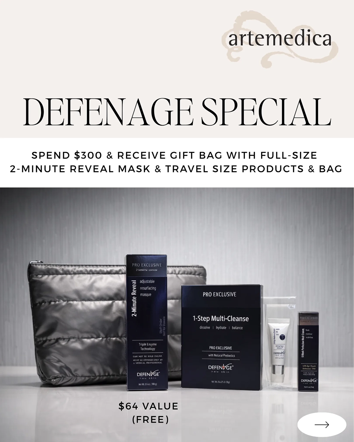 defenage specials at Artemedica for April 2026