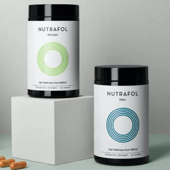 Nutrafol hair and wellness supplements