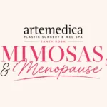 Artemedica Mimosas & Menopause event graphic