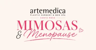 Artemedica Mimosas & Menopause event graphic