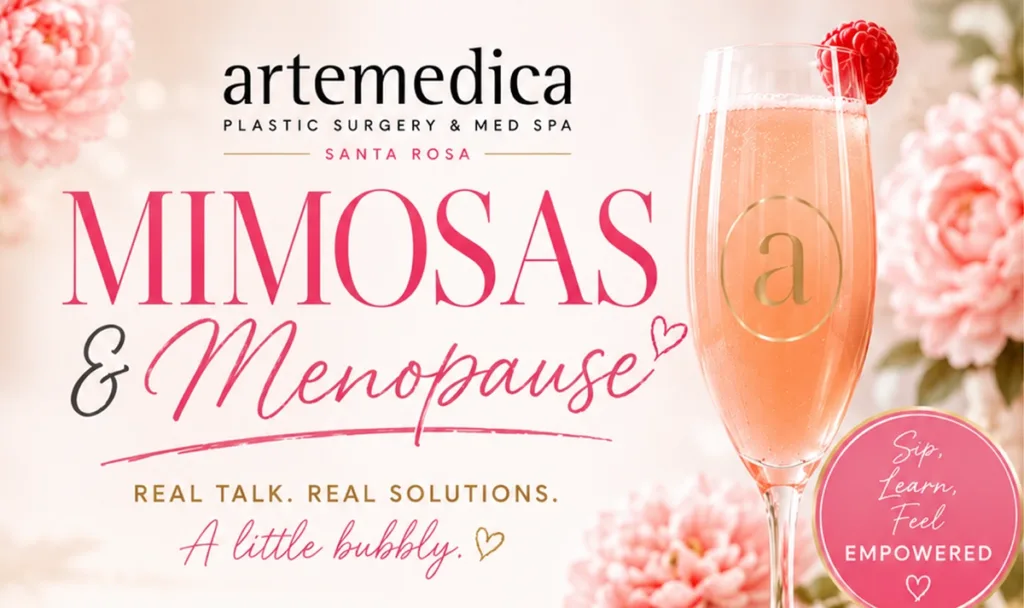 Join Artemedica Santa Rosa for specials, education, and mimosas on Tuesday, June 30th from 11 am - 1 pm!