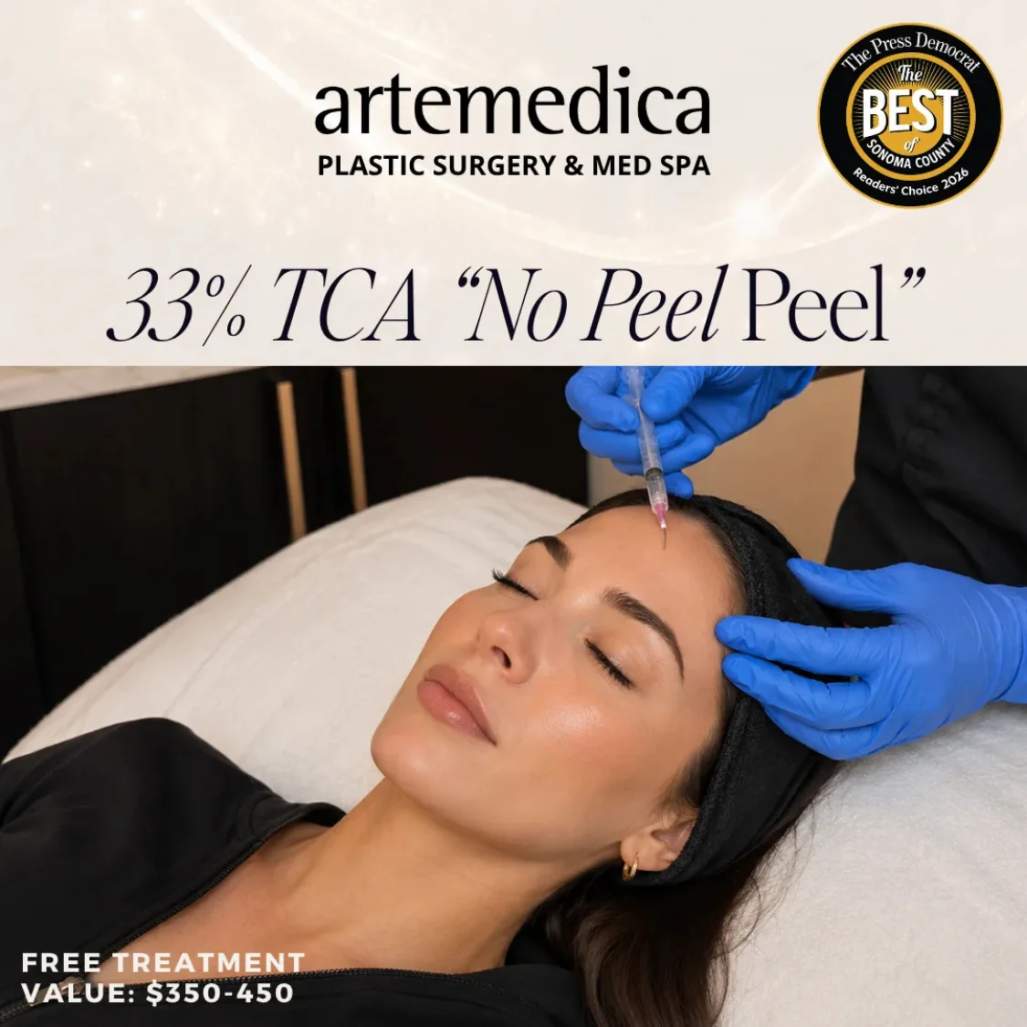 July 2026 special offers for TCA peel at Artemedica