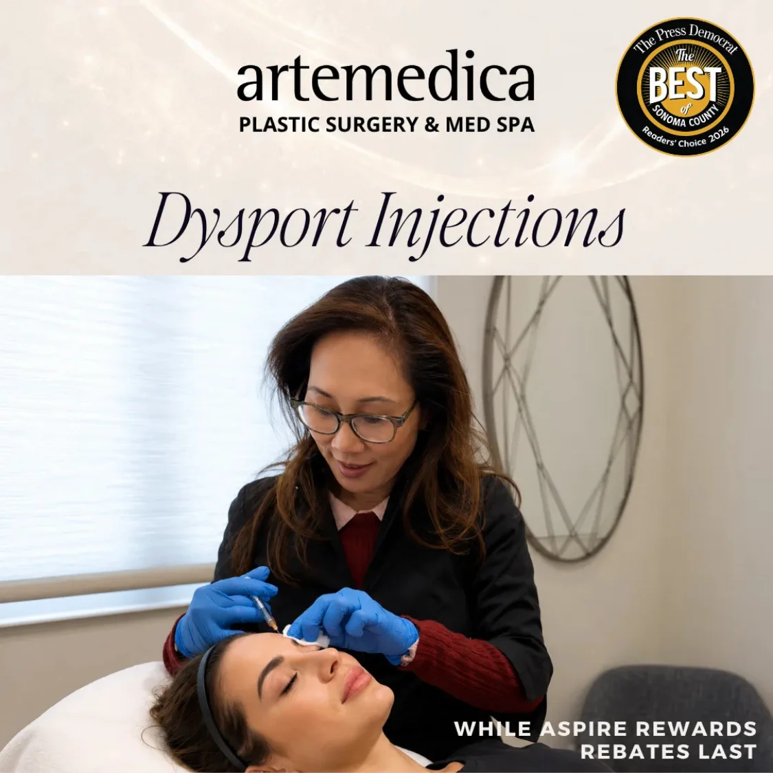 July 2026 special offers for Dysport injections at Artemedica