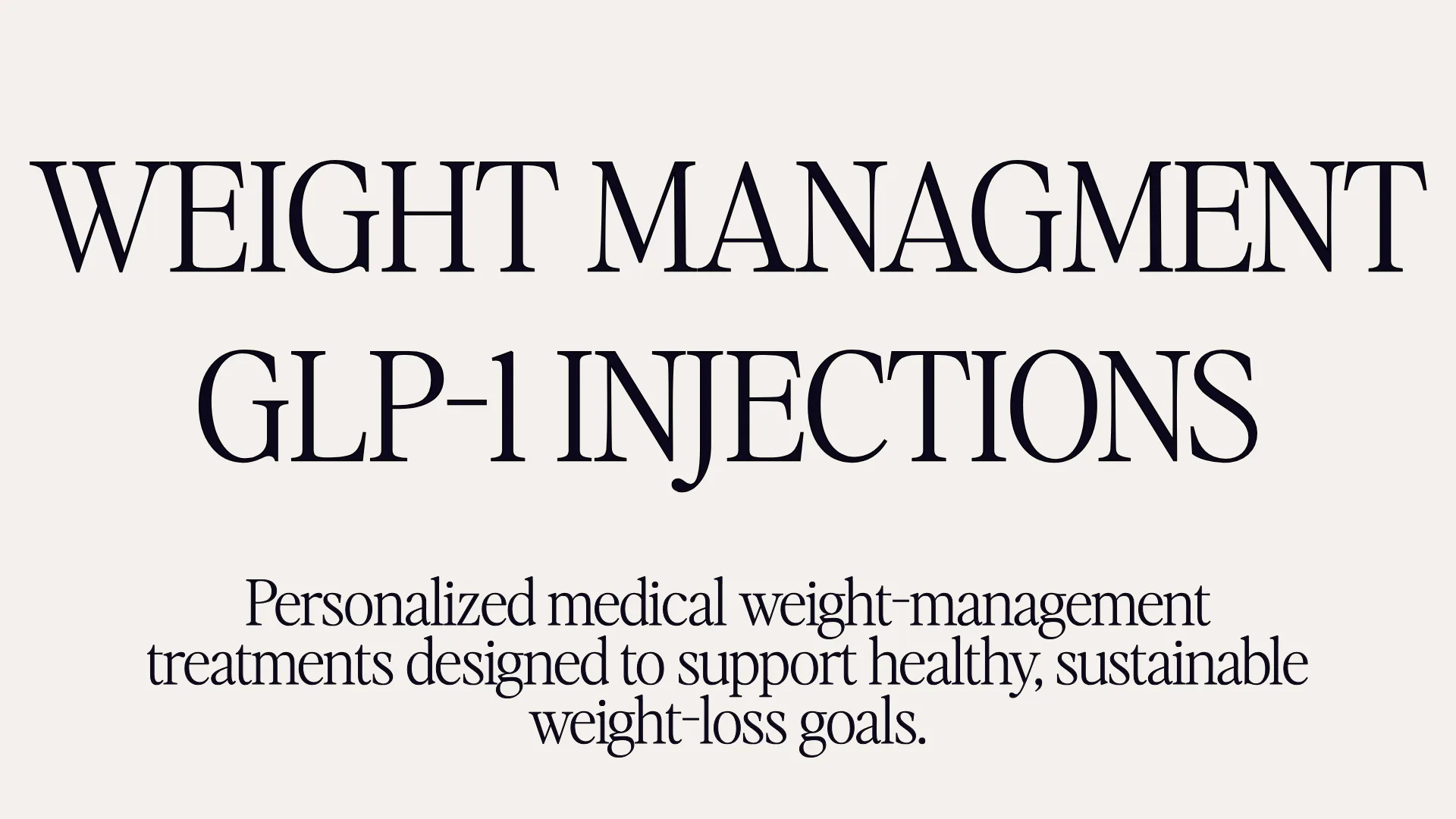 Weight Management GLP-1 Injections - Personalized medical weight-management treatments designed to support healthy, sustainable weight-loss goals.